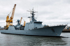 Во Франции спустили на воду первый патрульный корабль для ВМС Черногории
