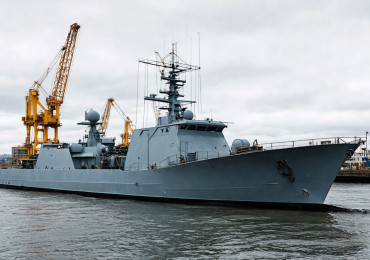 Во Франции спустили на воду первый патрульный корабль для ВМС Черногории